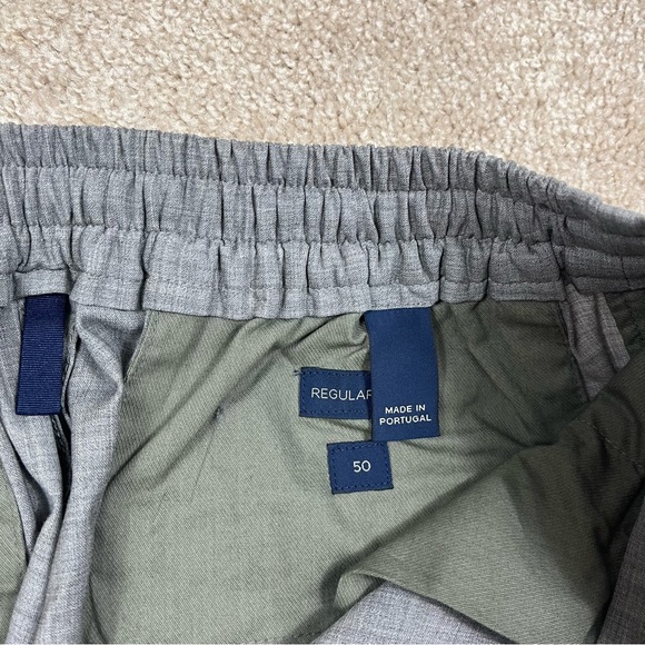 Incotex High Comfort Regular Fit Drawstring Dress Pants Trousers Gray Size 50EU - Picture 7 of 7